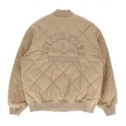 Volcom Unisex Street Style Logo Jackets For Men Beige X M -Volcom Sales Shop org 8002