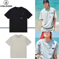 Volcom 2022 SS Logo T-Shirts For Men Black X M