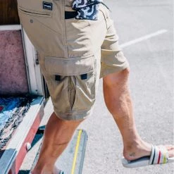 Volcom 2022 SS Plain Logo Shorts For Men Khaki X 30 -Volcom Sales Shop org 8134