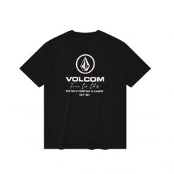 Volcom 2022 SS Unisex Logo T-Shirts For Men L.blue X Xl -Volcom Sales Shop org 8188