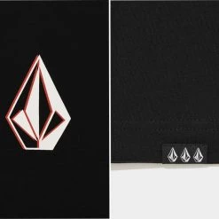 Volcom 2022 SS Unisex Logo T-Shirts For Men L.blue X Xl -Volcom Sales Shop org 8189