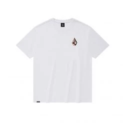 Volcom 2022 SS Unisex Logo T-Shirts For Men L.blue X Xl -Volcom Sales Shop org 8190