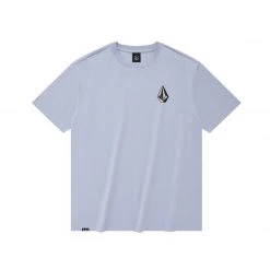 Volcom 2022 SS Unisex Logo T-Shirts For Men L.blue X Xl -Volcom Sales Shop org 8196