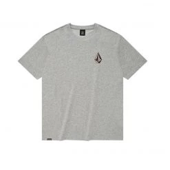 Volcom 2022 SS Unisex Logo T-Shirts For Men L.blue X Xl -Volcom Sales Shop org 8199