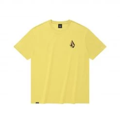 Volcom 2022 SS Unisex Logo T-Shirts For Men L.blue X Xl -Volcom Sales Shop org 8202