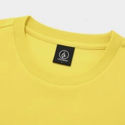 Volcom 2022 SS Unisex Logo T-Shirts For Men L.blue X Xl -Volcom Sales Shop org 8204