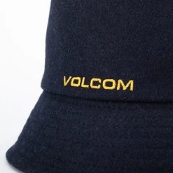 Volcom Unisex Street Style Bucket Hats Wide-brimmed Hats For Men Navy X One Size -Volcom Sales Shop org 821