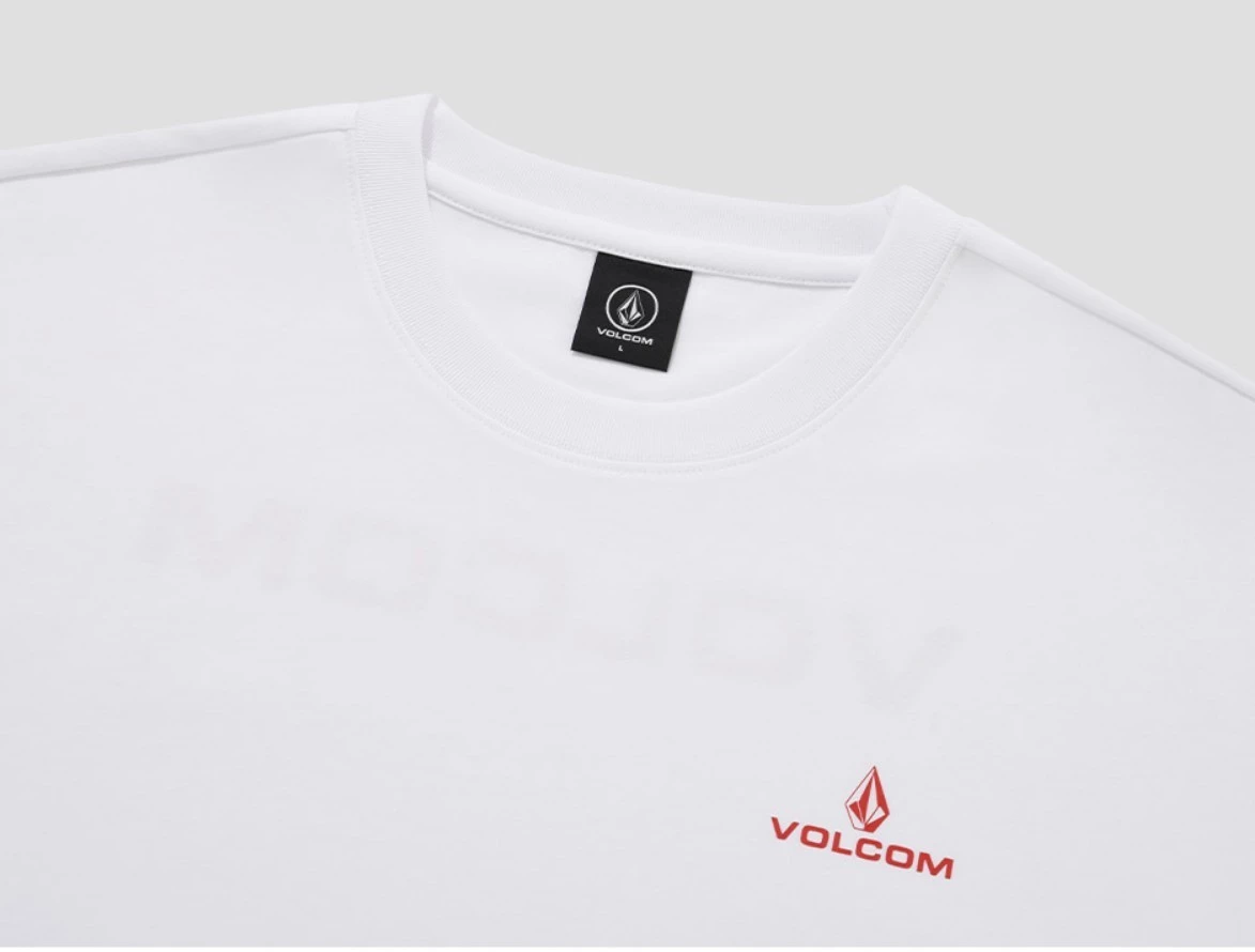 Volcom 2022 SS Unisex Plain Logo T-Shirts For Men White X L 17 Volcom 2022 SS Unisex Plain Logo T-Shirts For Men White X L - Image 15