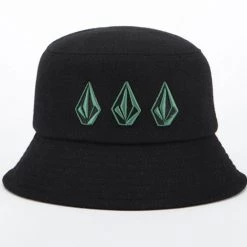 Volcom Unisex Street Style Bucket Hats Wide-brimmed Hats For Men Navy X One Size -Volcom Sales Shop org 826