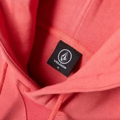 Volcom Unisex Street Style Logo Hoodies For Men Coral X M -Volcom Sales Shop org 8298