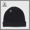 Volcom Knit Hats For Men Black X One Size -Volcom Sales Shop org 8305