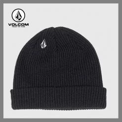 Volcom Knit Hats For Men Black X One Size