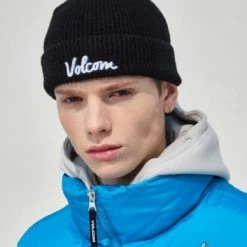 Volcom Unisex Street Style Knit Hats For Men Beige X One Size -Volcom Sales Shop org 8316