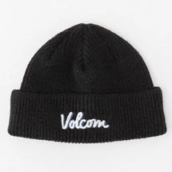 Volcom Unisex Street Style Knit Hats For Men Beige X One Size -Volcom Sales Shop org 8321