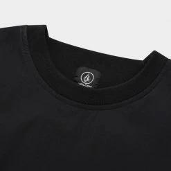 Volcom Unisex Street Style Logo T-Shirts For Men Black X S -Volcom Sales Shop org 8327
