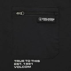 Volcom Unisex Street Style Logo T-Shirts For Men Black X S -Volcom Sales Shop org 8328