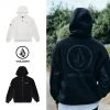 Volcom Unisex Long Sleeves Cotton Oversized Logo Hoodies For Men Black X M -Volcom Sales Shop org 8335