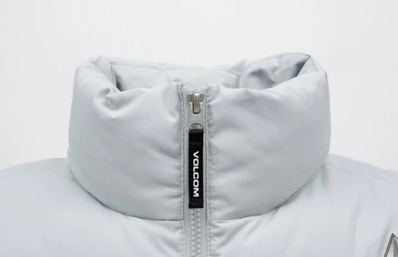 Volcom Unisex Street Style Logo Down Jackets For Men Black X S 7 Volcom Unisex Street Style Logo Down Jackets For Men Black X S - Image 5