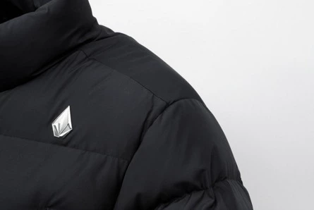 Volcom Unisex Street Style Logo Down Jackets For Men Black X S 16 Volcom Unisex Street Style Logo Down Jackets For Men Black X S - Image 14