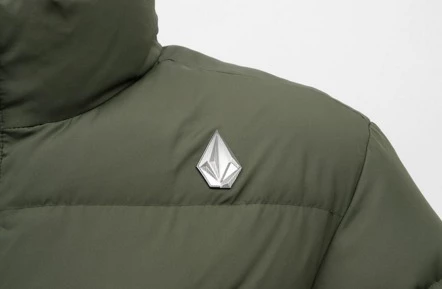 Volcom Unisex Street Style Logo Down Jackets For Men Black X S 21 Volcom Unisex Street Style Logo Down Jackets For Men Black X S - Image 19