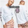 Volcom 2021 SS Crew Neck Pullovers Unisex Street Style Long Sleeves Plain For Men Blue X S