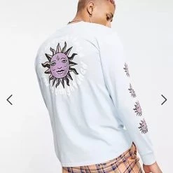 Volcom 2021 SS Crew Neck Pullovers Unisex Street Style Long Sleeves Plain For Men Blue X S -Volcom Sales Shop org 8386