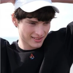 Volcom 2022 SS Unisex Logo T-Shirts For Men Cream X L -Volcom Sales Shop org 8401