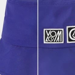 Volcom Unisex Street Style Bucket Hats Wide-brimmed Hats For Men Blue X M -Volcom Sales Shop org 849