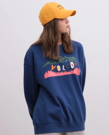 Volcom Unisex Street Style U-Neck Long Sleeves Cotton For Men Brown X Xl 4 Volcom Unisex Street Style U-Neck Long Sleeves Cotton For Men Brown X Xl - Image 2