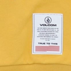 Volcom Unisex U-Neck Long Sleeves Cotton Logo Sweatshirts For Men Gray X M -Volcom Sales Shop org 8572