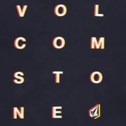 Volcom Unisex U-Neck Long Sleeves Cotton Logo Sweatshirts For Men Gray X M -Volcom Sales Shop org 8582