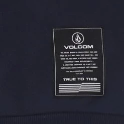 Volcom Unisex U-Neck Long Sleeves Cotton Logo Sweatshirts For Men Gray X M -Volcom Sales Shop org 8584
