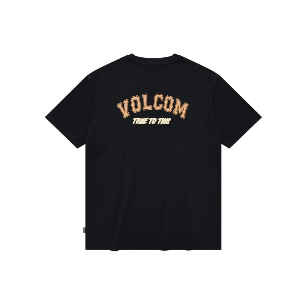 Volcom Unisex Street Style Cotton Short Sleeves Logo T-Shirts For Men Black X S 7 Volcom Unisex Street Style Cotton Short Sleeves Logo T-Shirts For Men Black X S - Image 5