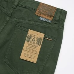 Volcom 2022 SS Chinos For Men Green (green) System X 31(31inch) -Volcom Sales Shop org 8654