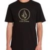 Volcom 2021 SS Street Style Short Sleeves Logo T-Shirts For Men Black X Xs -Volcom Sales Shop org 8680