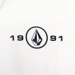 Volcom Unisex Cotton Short Sleeves Logo Polos For Men White X L -Volcom Sales Shop org 8705