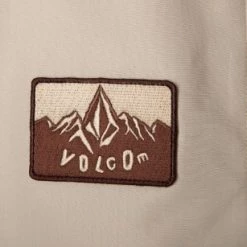 Volcom Unisex Cotton Logo Vests & Gillets For Men Beige X Xl -Volcom Sales Shop org 8731