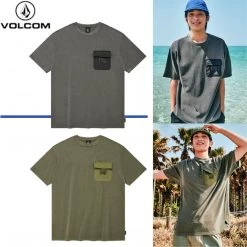 Volcom 2022 SS Unisex Logo T-Shirts For Men Charcoal X Xl