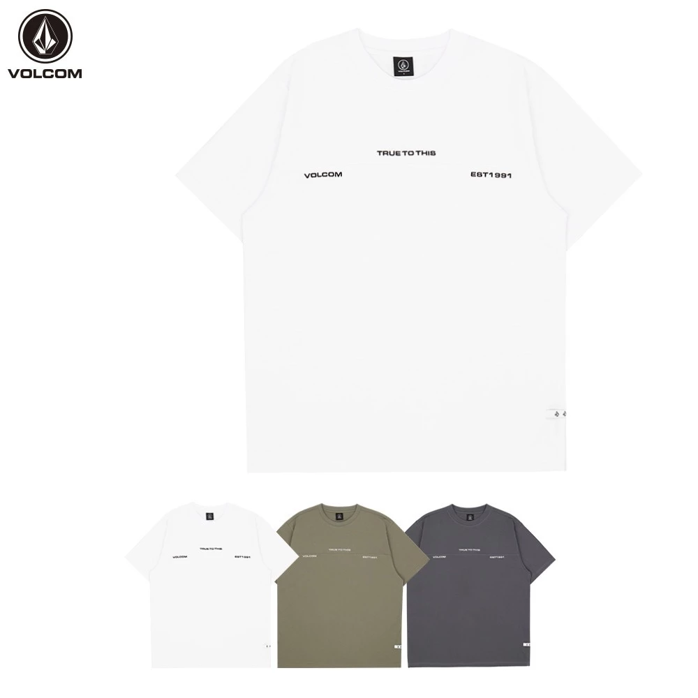 Volcom Unisex Street Style Cotton Short Sleeves Logo T-Shirts For Men Khaki X S 3 Volcom Unisex Street Style Cotton Short Sleeves Logo T-Shirts For Men Khaki X S