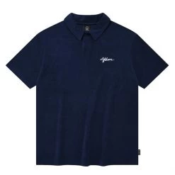 Volcom 2022 SS Unisex Cotton Short Sleeves Logo Polos For Men Gray X S -Volcom Sales Shop org 8800