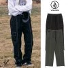 Volcom 2022 SS Unisex Street Style Cotton Logo Bottoms For Men Black X S