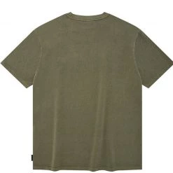 Volcom Unisex Street Style Short Sleeves Logo T-Shirts For Men Khaki X S -Volcom Sales Shop org 8874
