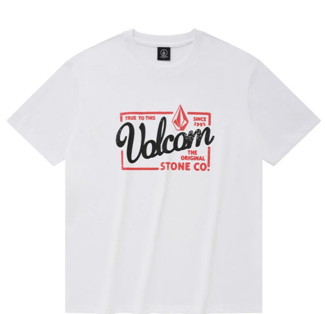 Volcom Unisex Street Style Short Sleeves Logo T-Shirts For Women Black X M 14 Volcom Unisex Street Style Short Sleeves Logo T-Shirts For Women Black X M - Image 12