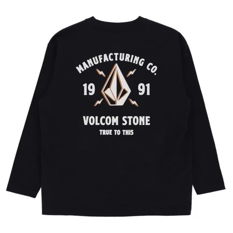 Volcom Unisex U-Neck Long Sleeves Cotton Long Sleeve T-shirt Logo For Men White X M 12 Volcom Unisex U-Neck Long Sleeves Cotton Long Sleeve T-shirt Logo For Men White X M - Image 10