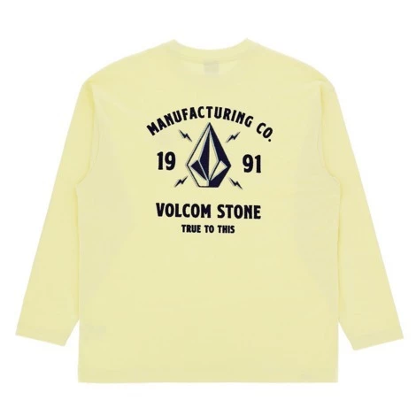 Volcom Unisex U-Neck Long Sleeves Cotton Long Sleeve T-shirt Logo For Men White X M 16 Volcom Unisex U-Neck Long Sleeves Cotton Long Sleeve T-shirt Logo For Men White X M - Image 14