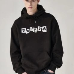 Volcom Unisex Street Style Long Sleeves Cotton Logos On The Sleeves For Men Burgundy X Xl -Volcom Sales Shop org 8981