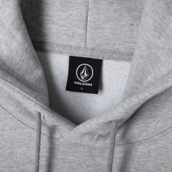 Volcom Unisex Long Sleeves Cotton Logo Hoodies For Men Navy X Xl -Volcom Sales Shop org 8992