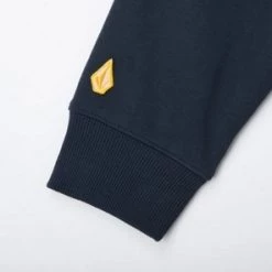 Volcom Unisex Long Sleeves Cotton Logo Hoodies For Men Navy X Xl -Volcom Sales Shop org 9001