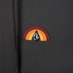 Volcom Unisex Long Sleeves Cotton Logo Hoodies For Men Navy X Xl -Volcom Sales Shop org 9005