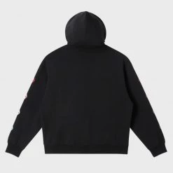 Volcom Unisex Street Style Long Sleeves Cotton Oversized Logo For Men Black X L -Volcom Sales Shop org 9010